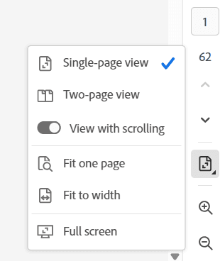 Adobe reader features